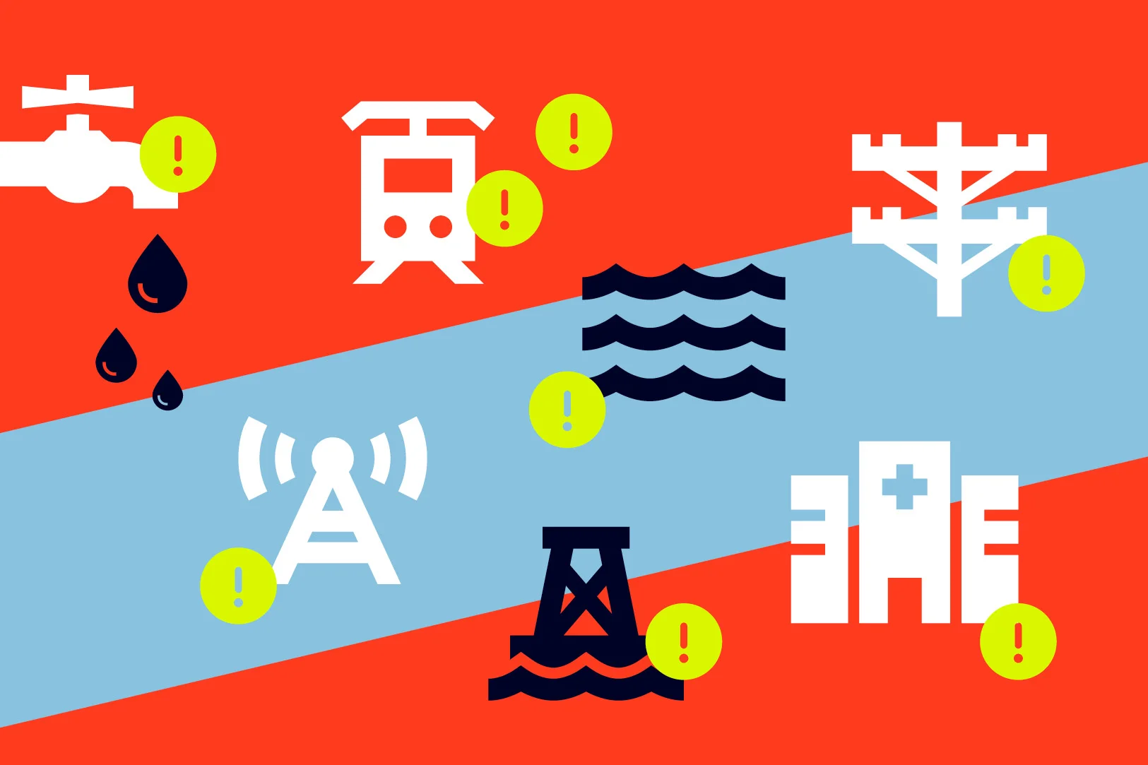 Critical Infrastucture icons