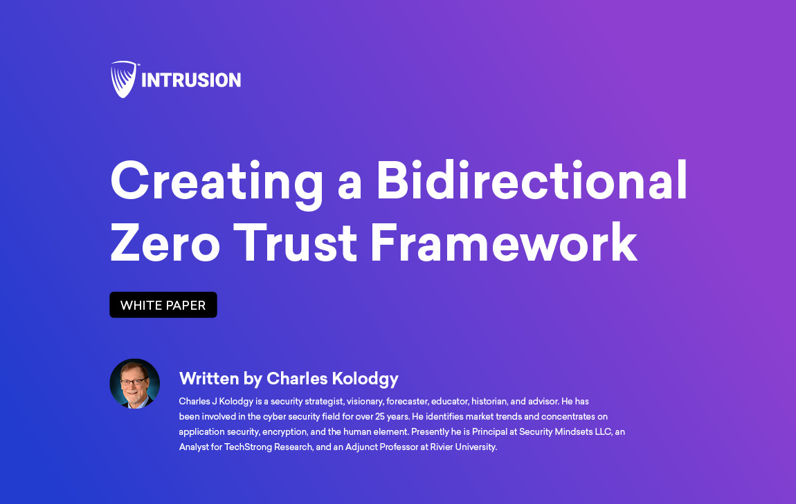 Creating a Bidirectional Zero Trust Framework Cover