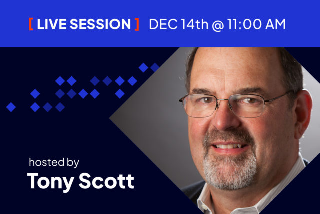 Live Session with Tony Scott
