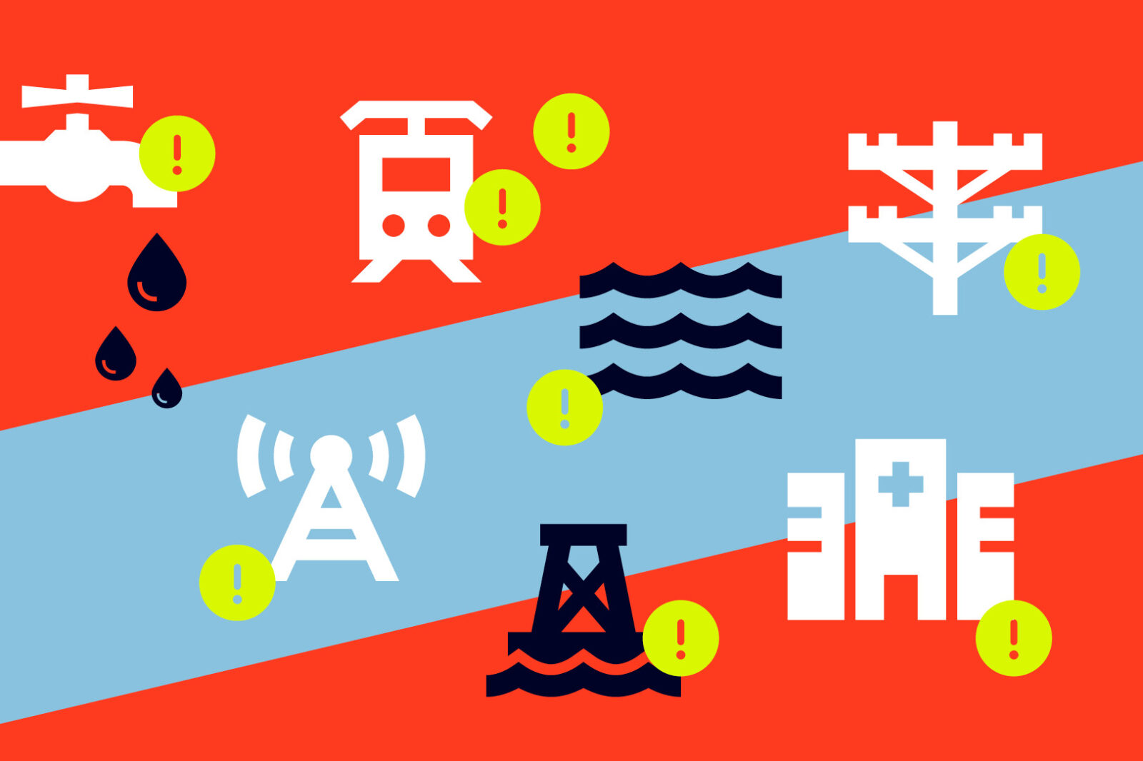 Critical Infrastucture icons